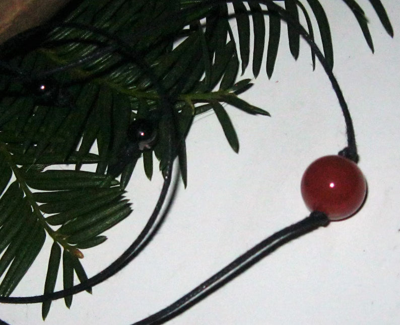 Single Bead Adjustable Necklace